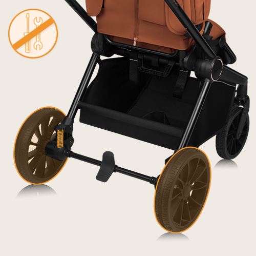 Lionelo Mika Plus Brown Rust — Buggy
